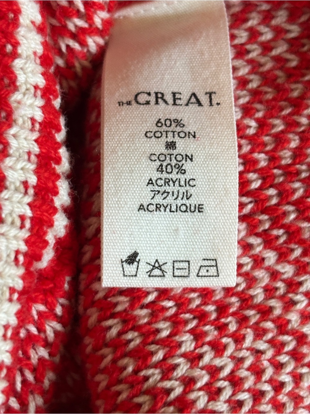 THE GREAT. snowflake pullover sweater in alpine spice Size 2: US M (8–10) - Picture 8 of 12
